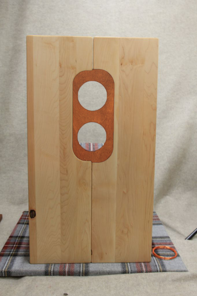 Customizable Walnut Hardwood folding Transit Sprinter van RV tabletop w/cup holders. Use w/ Lagun table mount