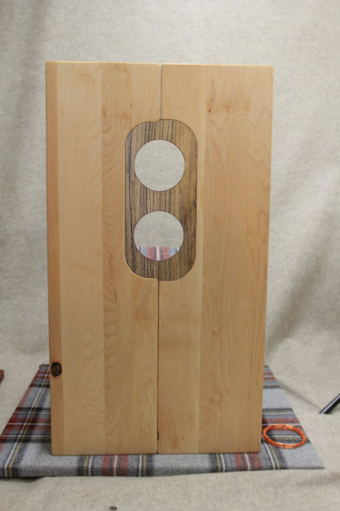 Customizable Walnut Hardwood folding Transit Sprinter van RV tabletop w/cup holders. Use w/ Lagun table mount
